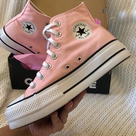 Pink Platform Hello Kitty Converse - Picture 5 of 8